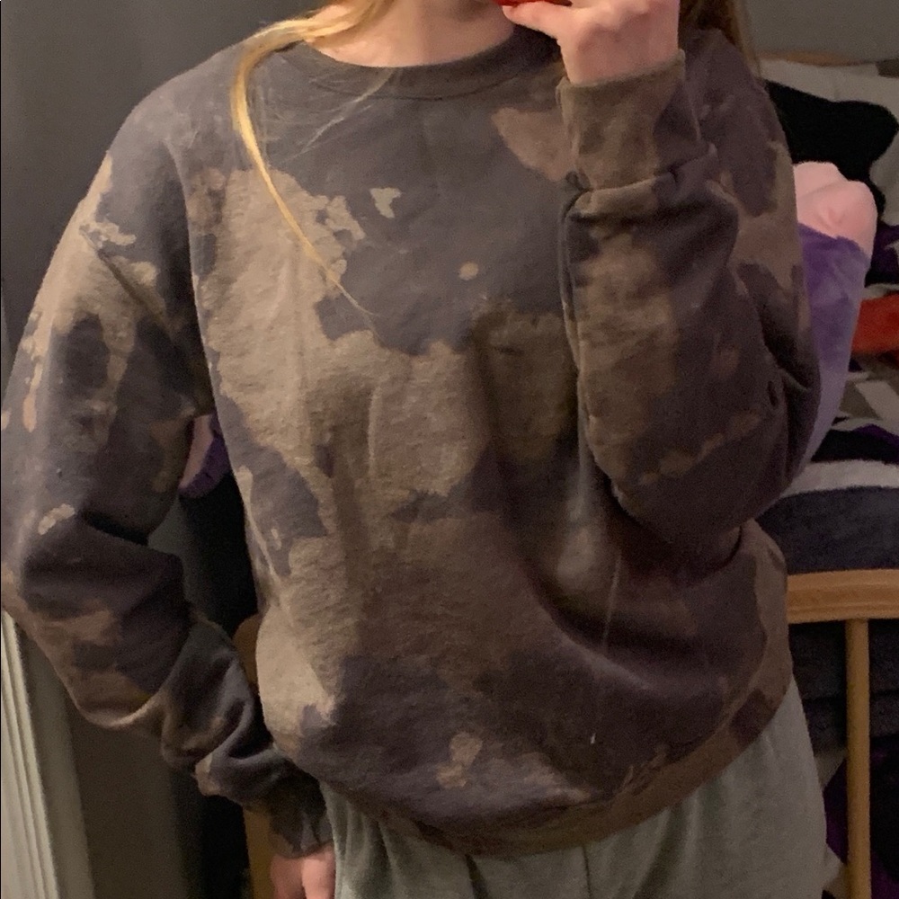 Jerzees bleached crew neck